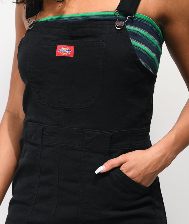 Dickies Bull Black Overall Dress - thumbnail 3