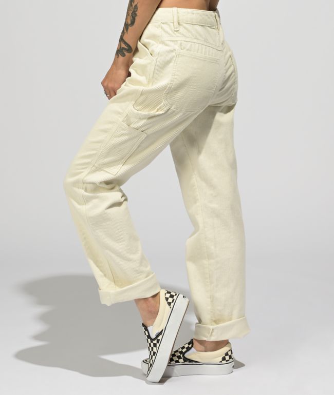 Dickies Cream Corduroy Carpenter Pants - thumbnail 3