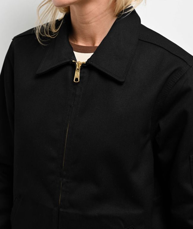 Dickies Womens Eisenhower Unlined Black Work Jacket - thumbnail 3