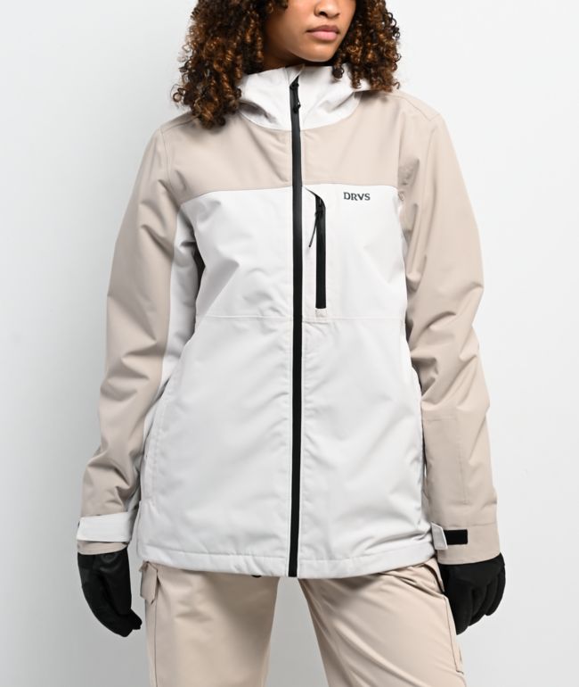 Dravus Belfair White & Natural 15K Snowboard Jacket