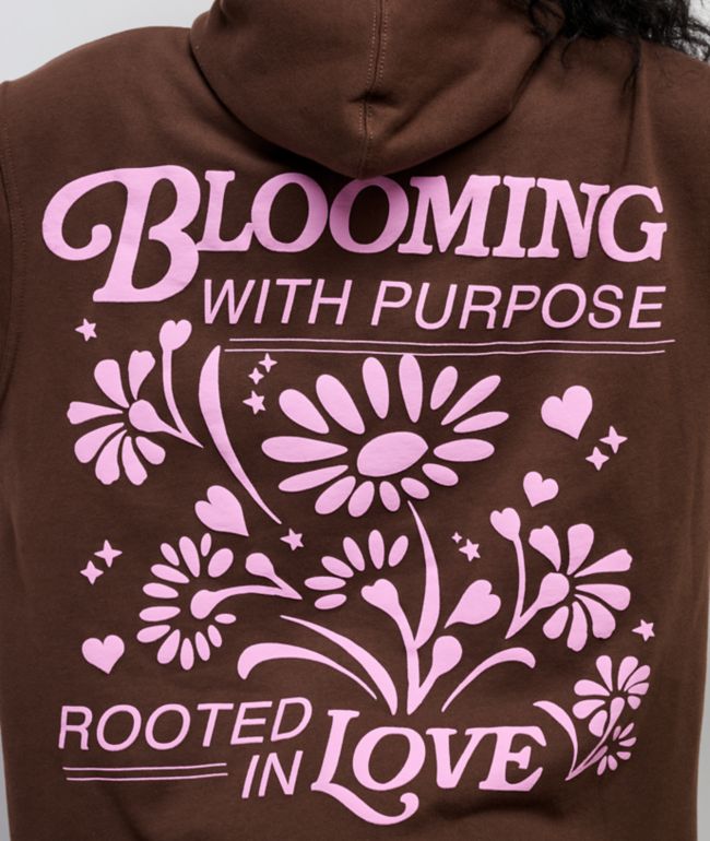 Dravus Blooming Brown Hoodie - thumbnail 3