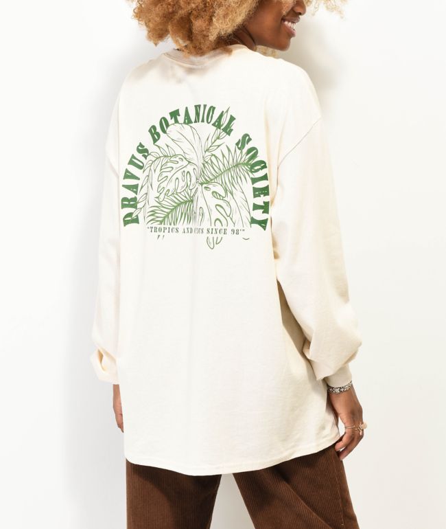 Dravus Botanical Society Natural Long Sleeve T-Shirt