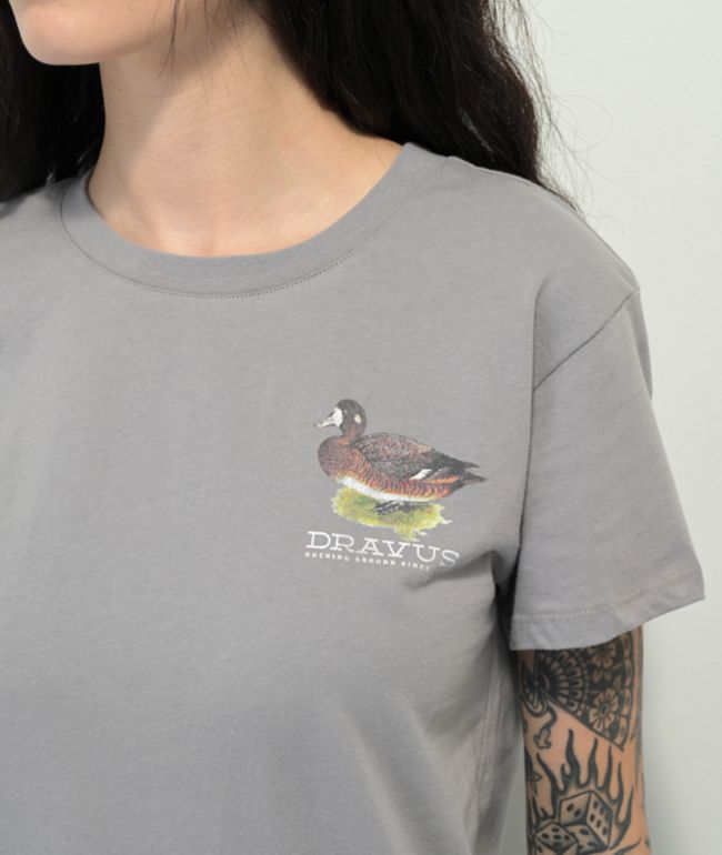Dravus Ducking Around Grey T-Shirt - thumbnail 3
