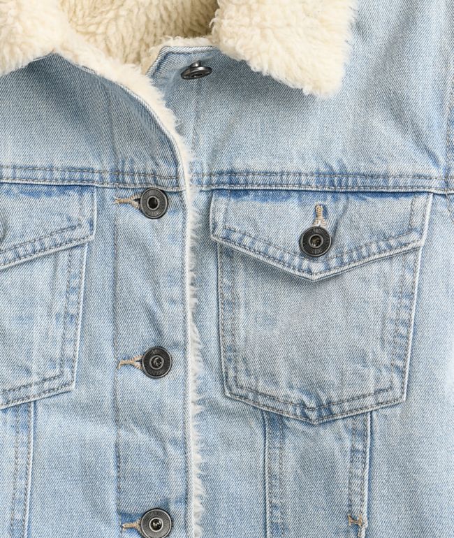 Dravus Gemma Sherpa Denim Jacket - thumbnail 3