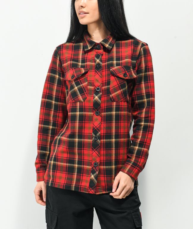 Dravus Jairn Black & Red Flannel Shirt