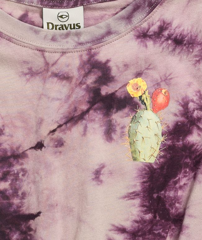 Dravus Joane Cactus Blackberry Tie Dye T-Shirt - thumbnail 3
