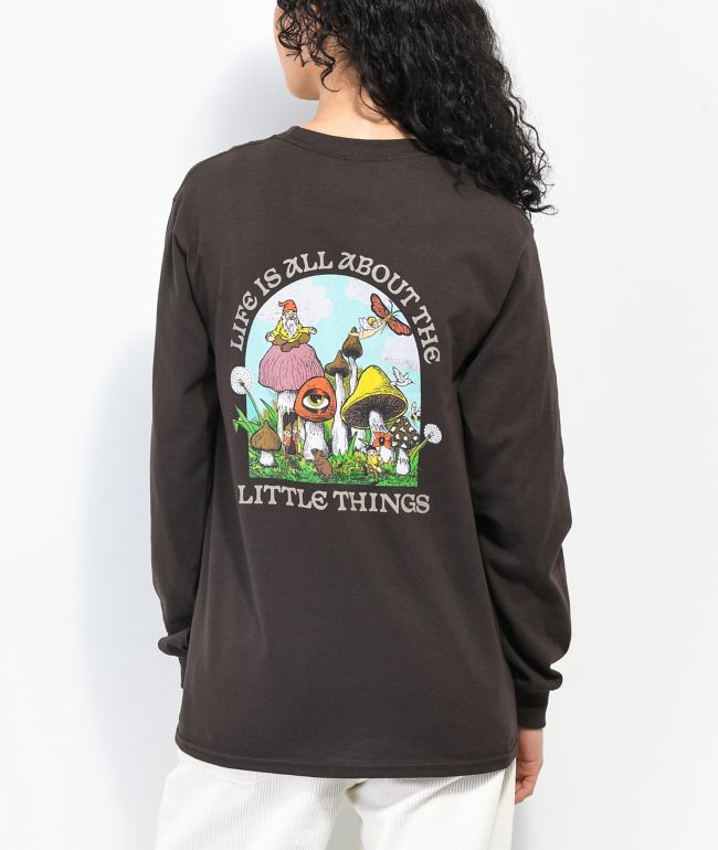 Dravus Little Things Brown Long Sleeve T-Shirt