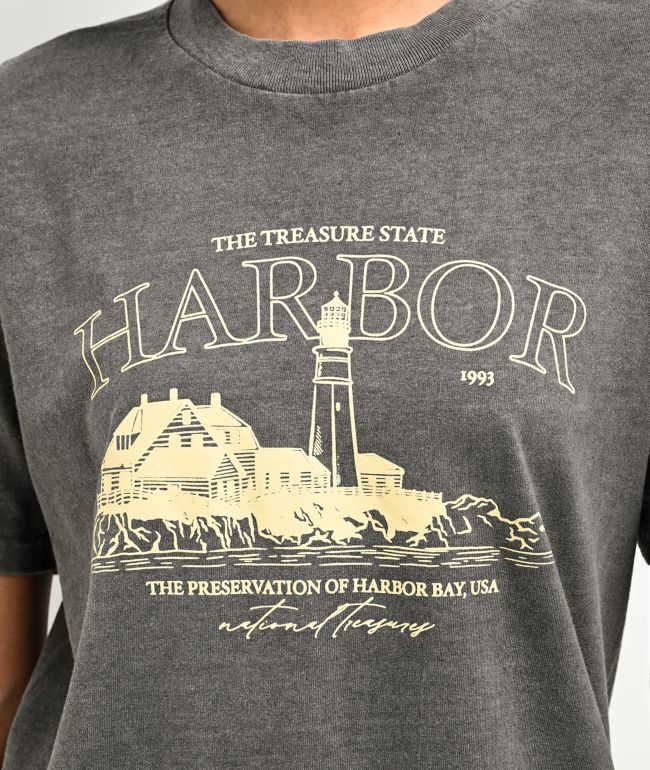 Dravus Parks N Rec Black Wash T-Shirt - thumbnail 2