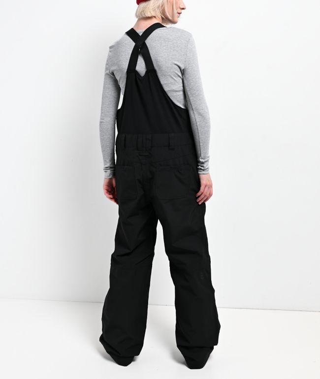 Dravus Rhododendron Black 15K Bib Snowboard Pants - thumbnail 2