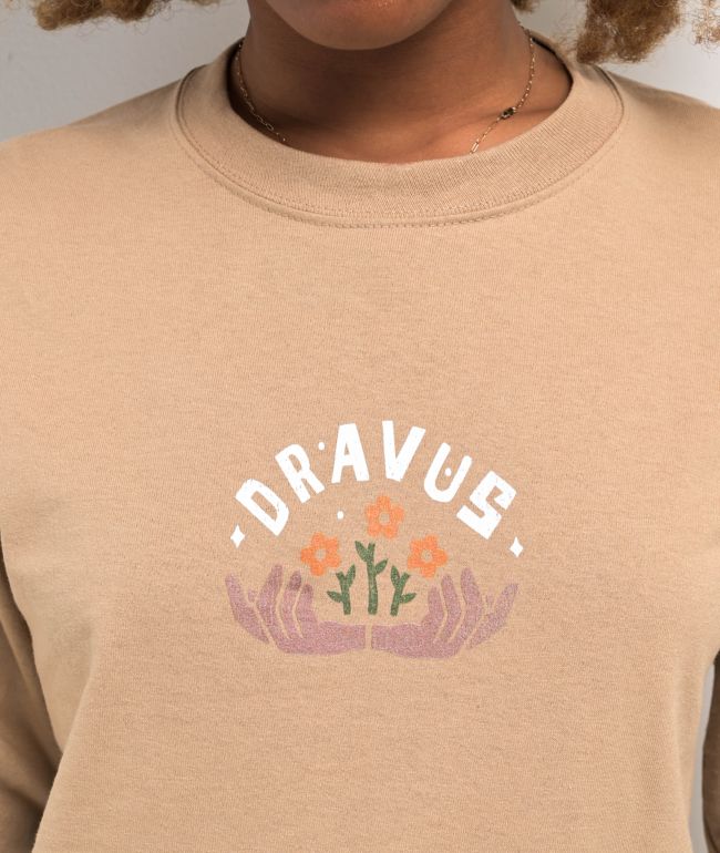 Dravus Somewhere Soon Sand Long Sleeve T-Shirt - thumbnail 3