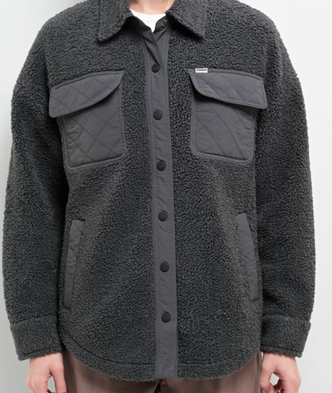 Dravus Tempest Black Sherpa Jacket - thumbnail 3