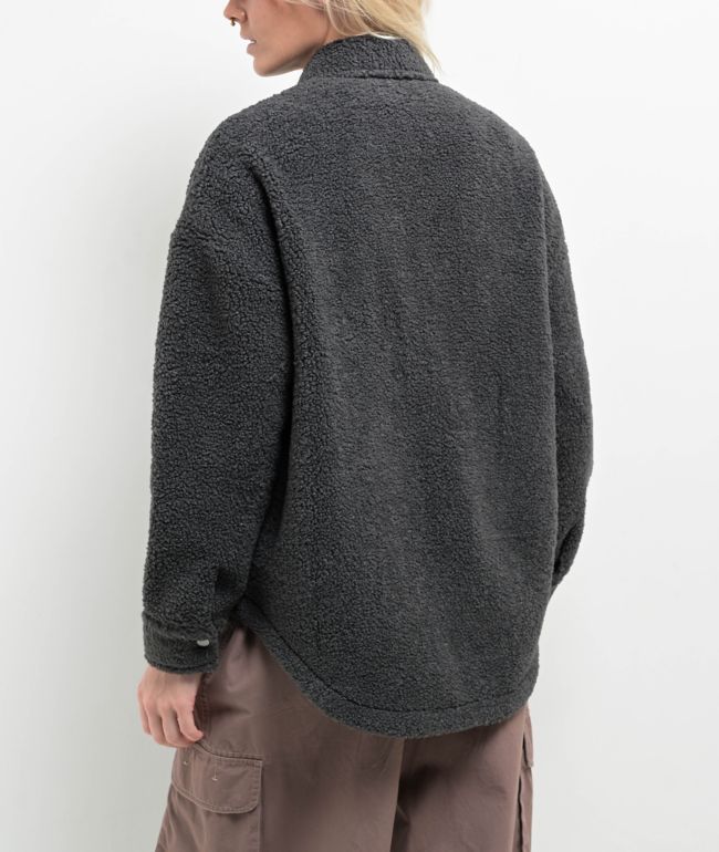 Dravus Tempest Black Sherpa Jacket - thumbnail 2
