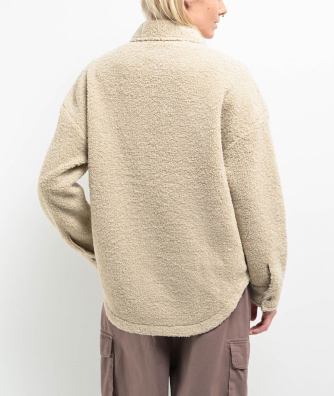 Dravus Tempest Cream Sherpa Jacket - thumbnail 2