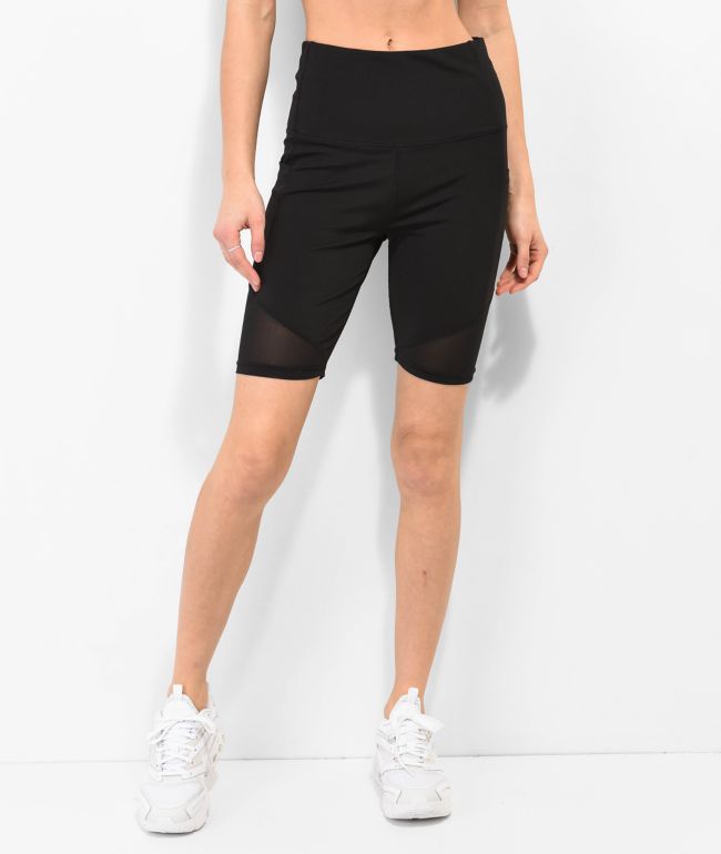 Dyce Sunrise Black Mesh Bike Shorts