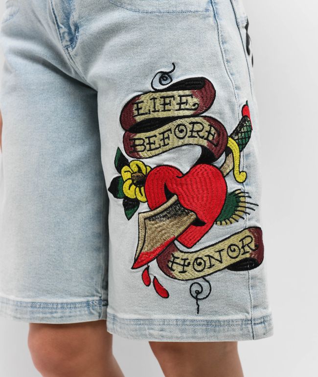 Ed Hardy Dagger Sword Light Tint Shorts - thumbnail 3