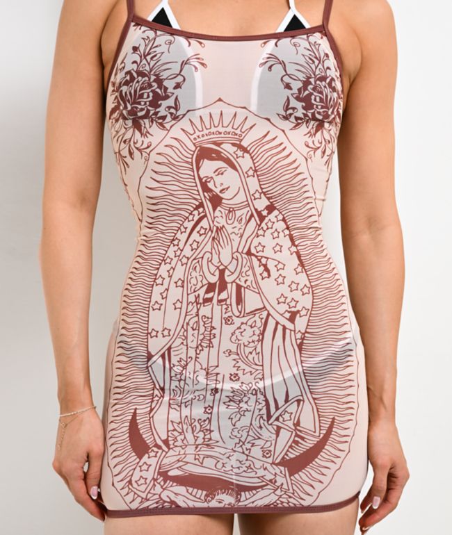 Ed Hardy Mary Beige Dress - thumbnail 3