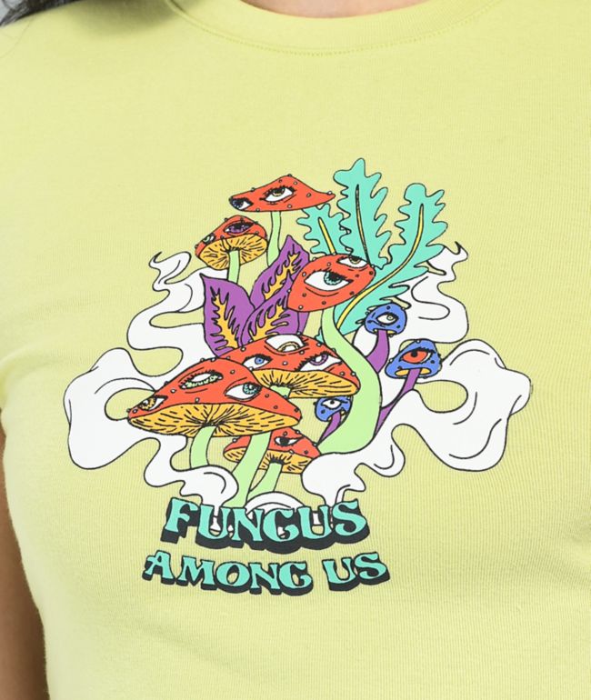 Empyre Angelica Green Crop T-Shirt - thumbnail 3