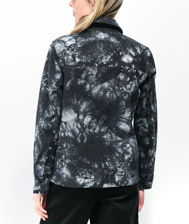 Empyre Auden Black Tie Dye Canvas Jacket - thumbnail 2