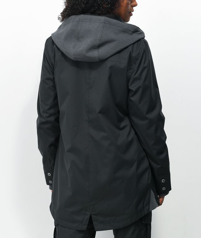 Empyre Big Creek Black Patchwork 10K Snowboard Jacket - thumbnail 2