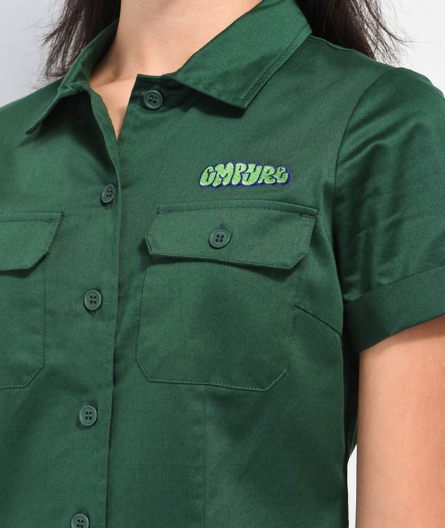 Empyre Brandi Green Worker Dress - thumbnail 3
