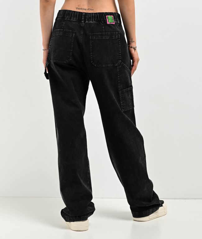Empyre Brooke Mineral Wash Black Carpenter Jeans - thumbnail 2