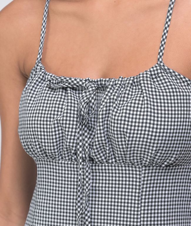 Empyre Celeste Houndstooth A Line Dress - thumbnail 3