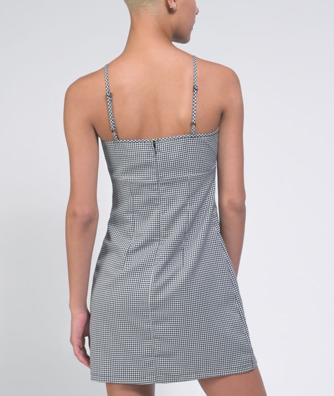 Empyre Celeste Houndstooth A Line Dress - thumbnail 2