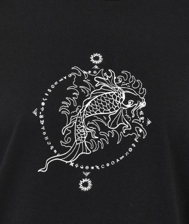 Empyre Circle Koi Black T-Shirt - thumbnail 3