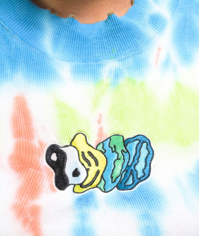 Empyre Curlotta Tie Dye Crop T-Shirt - thumbnail 2
