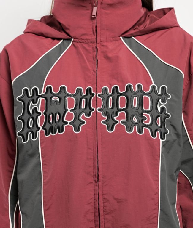 Empyre Dariana Dark Red Windbreaker - thumbnail 3
