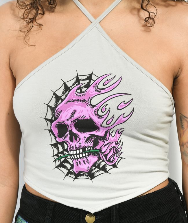 Empyre Devon Grey Halter Top - thumbnail 3