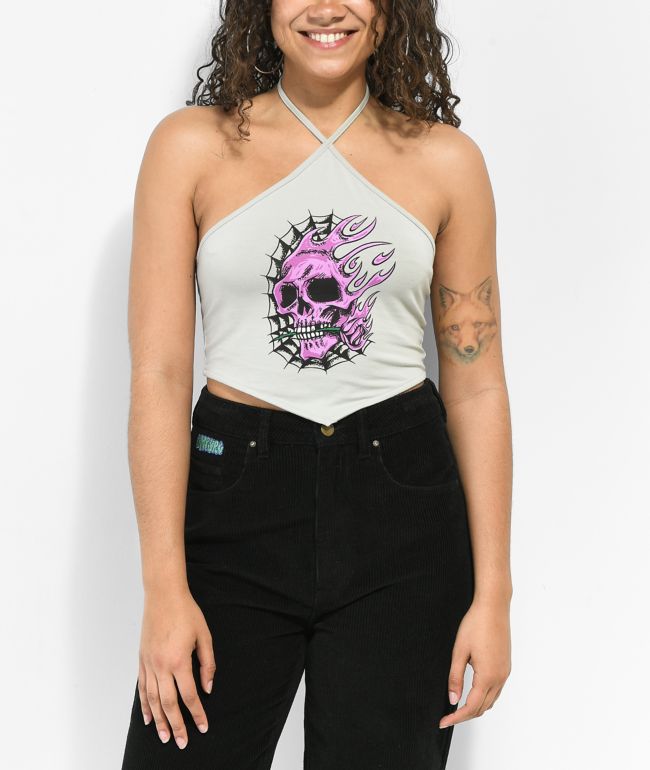 Empyre Devon Grey Halter Top
