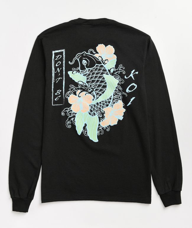 Empyre Don't Be Koi Black Long Sleeve T-Shirt