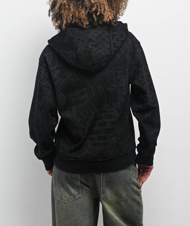 Empyre Ellio Black Zip Hoodie - thumbnail 2