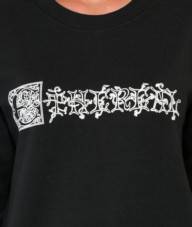 Empyre Ethereal Black Crewneck Sweatshirt - thumbnail 3