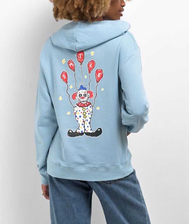 Empyre Everythings Ok Clown Blue Hoodie