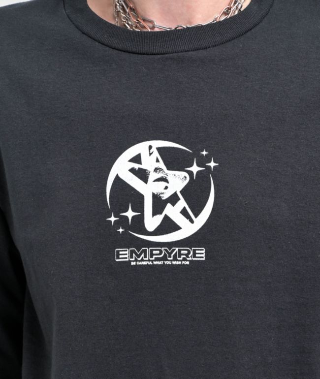 Empyre Famous Black Long Sleeve T-Shirt - thumbnail 2