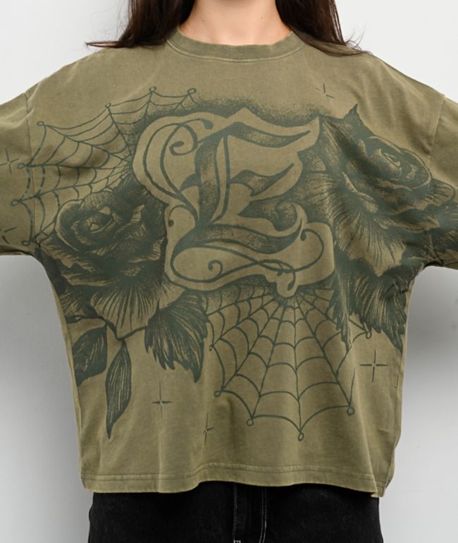 Empyre Frances Rose Green T-Shirt - thumbnail 3