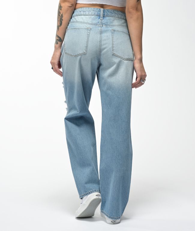 Empyre Frankie Light Wash Dad Jeans - thumbnail 2