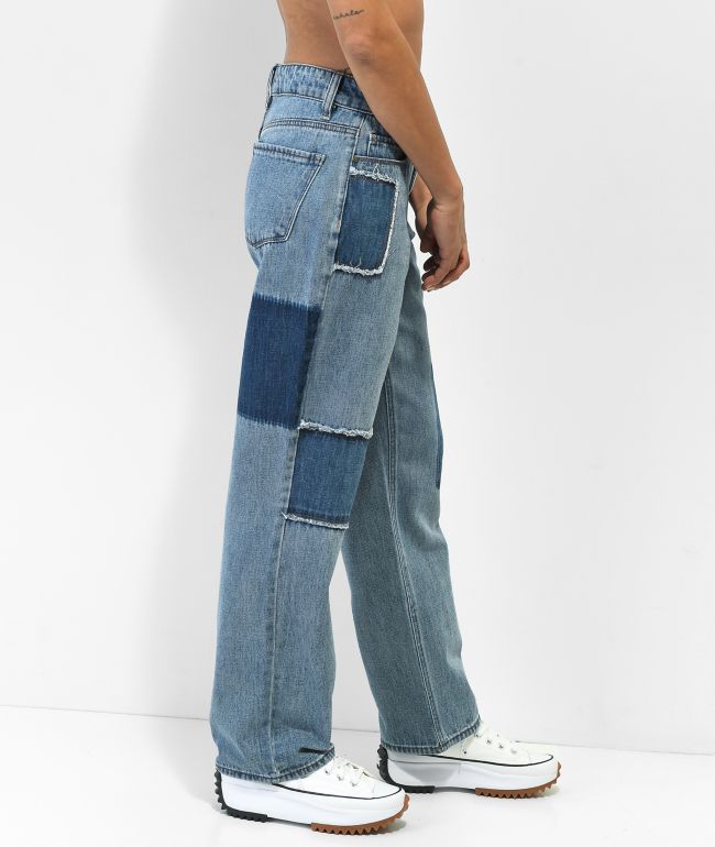 Empyre Frankie Patched Dad Jeans - thumbnail 3
