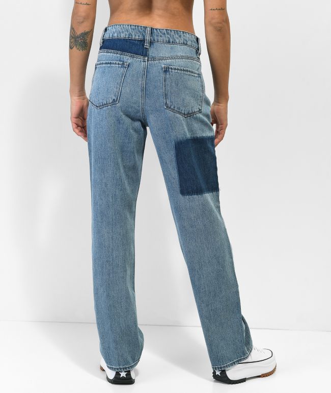 Empyre Frankie Patched Dad Jeans - thumbnail 2