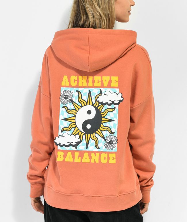Empyre Fredia Achieve Balance Orange Hoodie