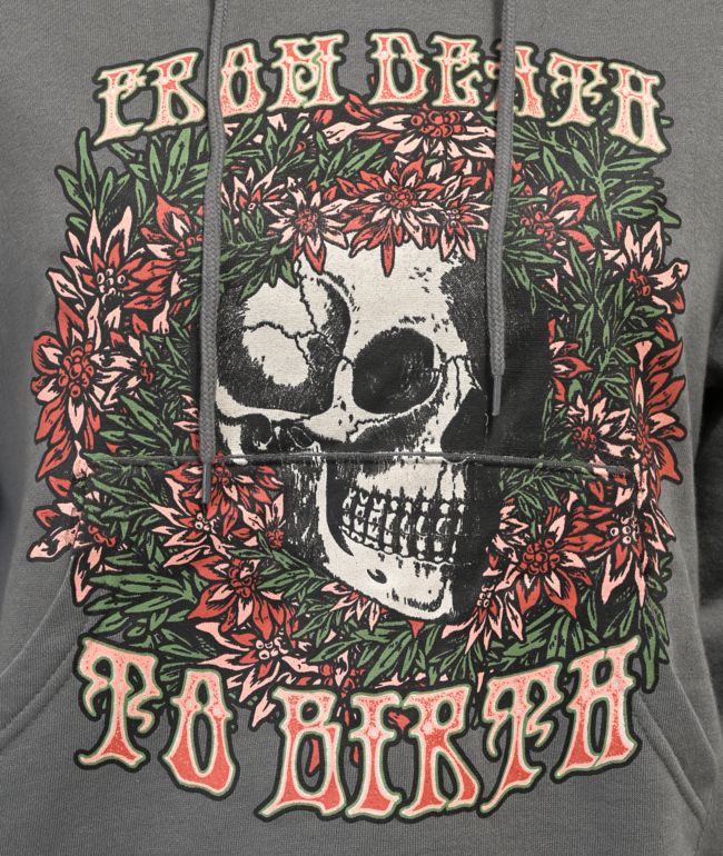 Empyre Fredia Death To Birth Grey Hoodie - thumbnail 3