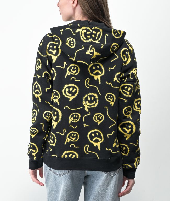 Empyre Fredia Melted Smile Black Hoodie - thumbnail 2