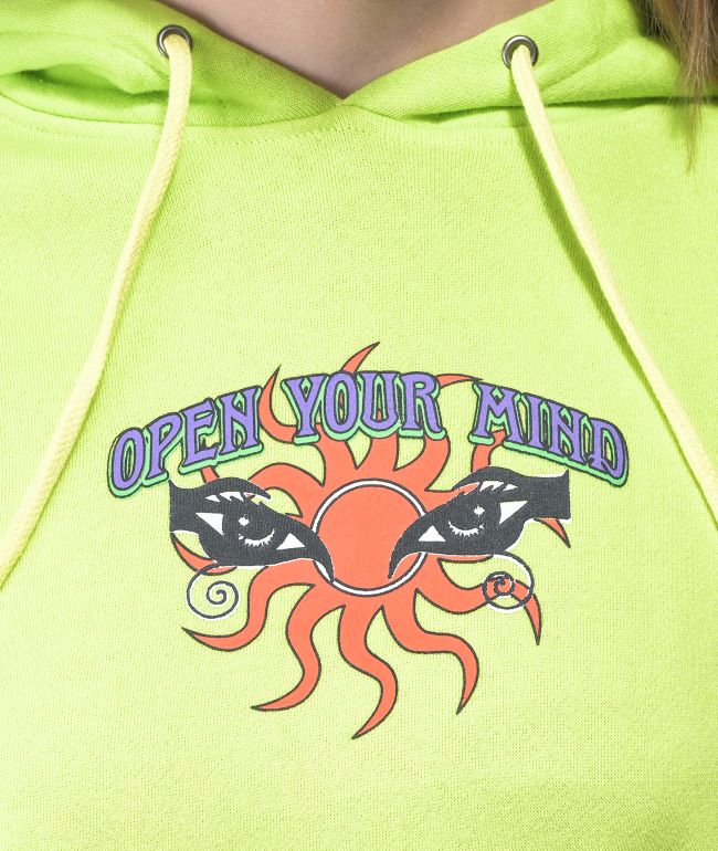 Empyre Fredia Open Your Mind Green Hoodie - thumbnail 3