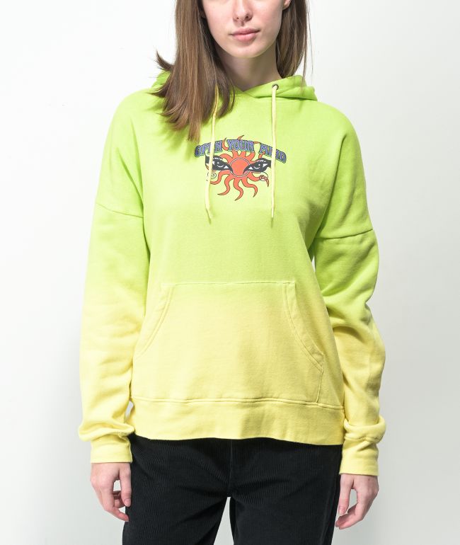 Empyre Fredia Open Your Mind Green Hoodie - thumbnail 2