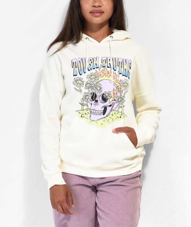 Empyre Fredia Tough Truths Cream Hoodie