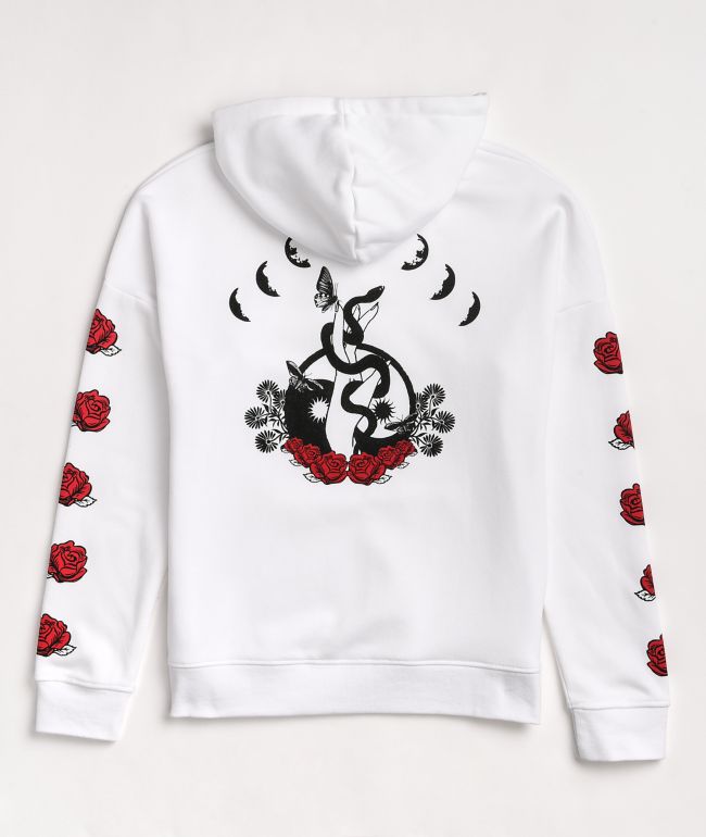Empyre Fredia Yin Yang White Hoodie