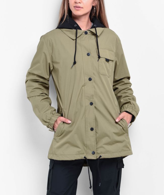 Empyre Harmony Mermaid Beige 10K Snowboarding Jacket 2024 - thumbnail 2