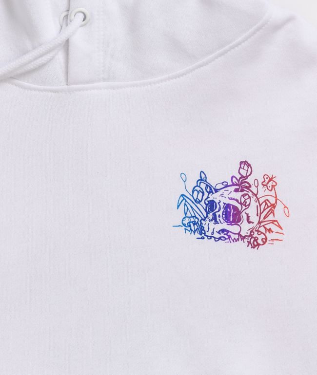 Empyre Jasmine Rainbow Skull White Hoodie - thumbnail 3
